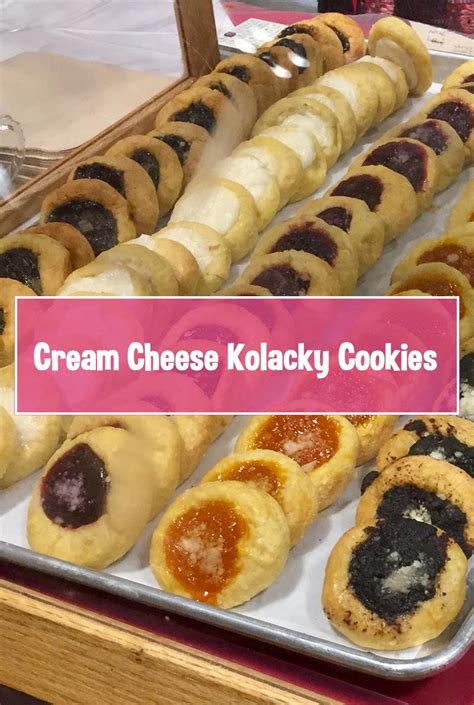 Easy Cream Cheese Kolacky Cookies