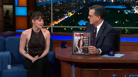 CBS Didn't Want Kristen Stewart's Rolling Stone Cover Shown: Colbert