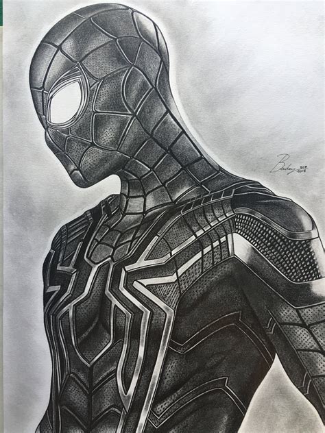 Spider-Man: Miles Morales Classic Suit Color Pencil Drawing | ubicaciondepersonas.cdmx.gob.mx