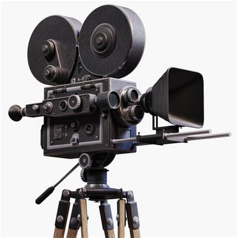 3d model classic film camera