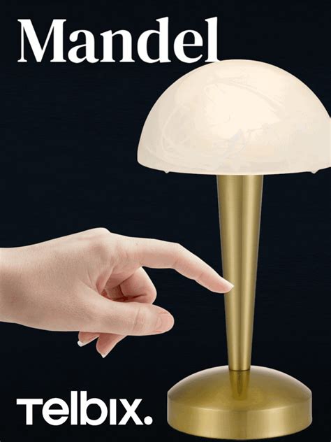 Mandel Touch Table Lamp Antique Gold, Black, Nickel, White MANDEL TL T ...