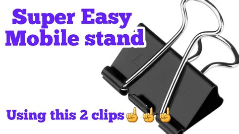 📱📱Mobile phone stand|| using {BINDER CLIPS} simple and easy to make👌 k2b craft in tamil. - YouTube