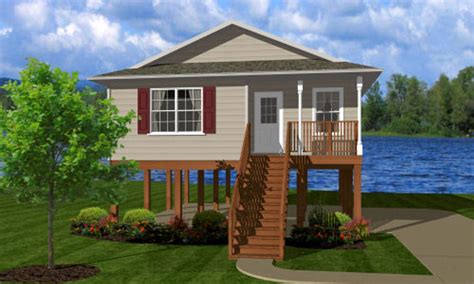 Cottage Style House Plan - 2 Beds 1 Baths 736 Sq/Ft Plan #14-238 - Houseplans.com