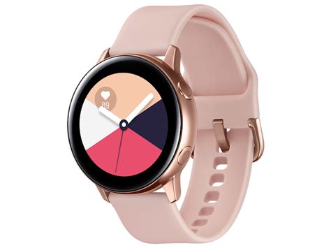 Galaxy Watch Active (40mm), Rose Gold (Bluetooth) Wearables - SM-R500NZDAXAR | Samsung US