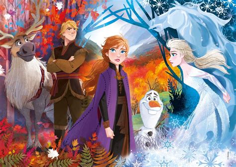 Jigsaw puzzle Frozen 2 - Characters | Tips for original gifts | UKposters