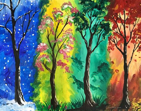 35 Stunning and Beautiful Tree Paintings for your inspiration