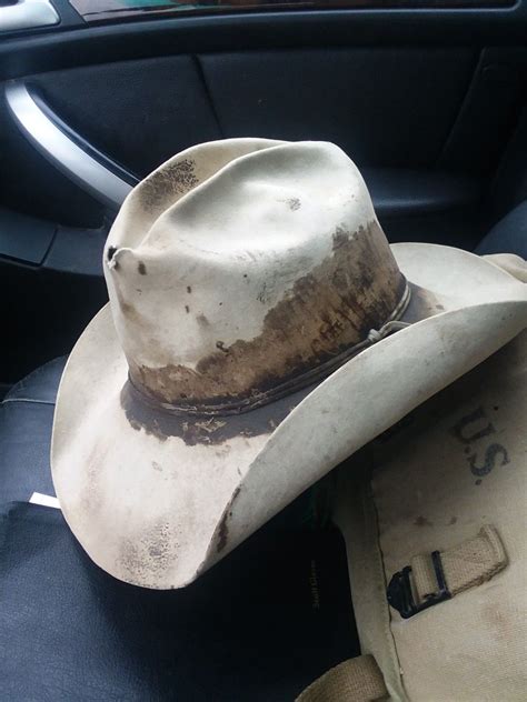 Well worn cowboy hat | Cowboy hats, Stetson cowboy hats, Custom cowboy hats