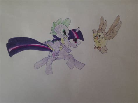 Twilight sparkle and spike by Jelenadbz on DeviantArt