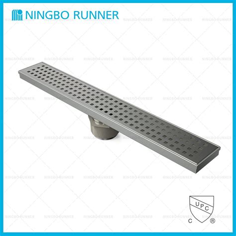 Stainless Steel Linear Shower Drain/Trench Drain/Gutter Drain/Floor Drain/Channel Drain - China ...