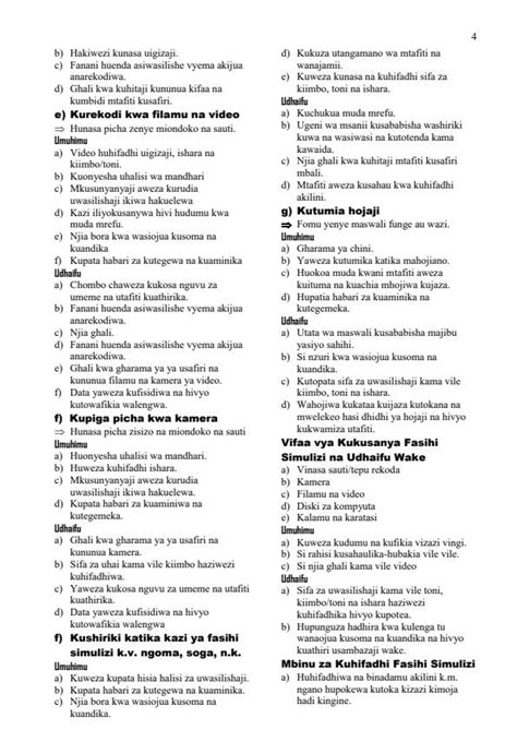 Form 1, 2, 3 and 4 Fasihi Notes - 4371