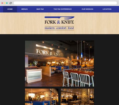 Scott McCaughey’s Portfolio: Fork & Knife Restaurant