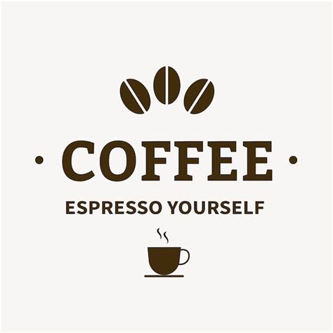 Free Vector | Coffee shop logo, food business template for branding ...