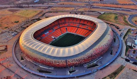 Biggest stadiums in South Africa and their capacity vs other African countries