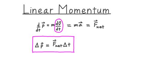 Video: Linear Momentum | Nagwa