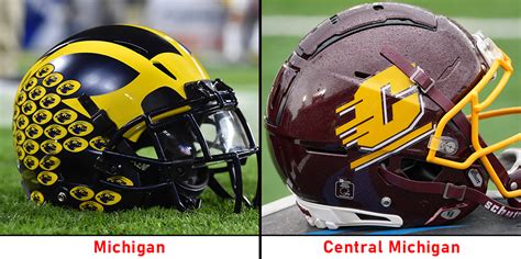 College Football Helmet bracket second round: Michigan region