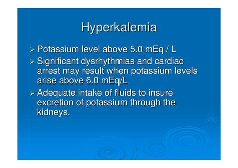 Fluids and Electrolytes in Infants and Children