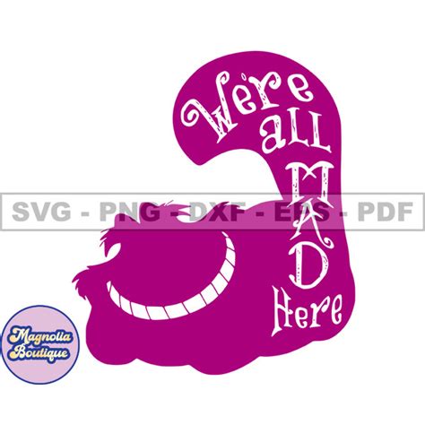 Cheshire Cat Svg, Cheshire Png, Cartoon Customs SVG, EPS, PN - Inspire ...