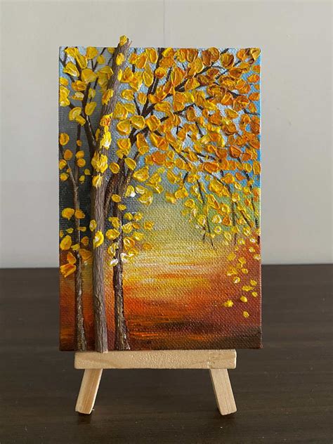 Mini Canvas Painting - Fall Colours | imagicArt