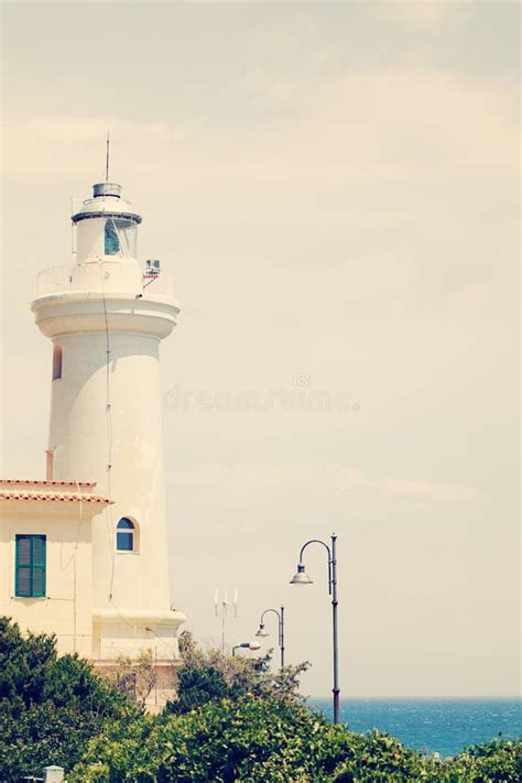 Lighthouse. Italy, Lazio, San Felice Circeo Stock Photo - Image of europe, water: 51796436