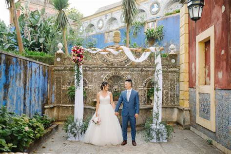 This stunning Portugal wedding takes place in a magical blue-tiled palace