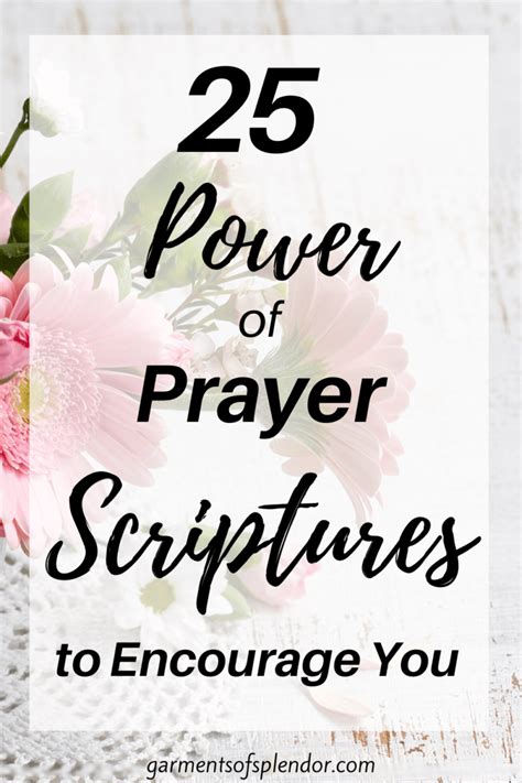 25 Encouraging Bible Verses on the Power of Prayer (with Free Printable)