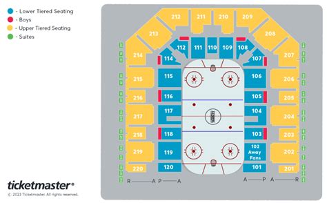 Sheffield Varsity 2023 Seating Plan - Utilita Arena Sheffield