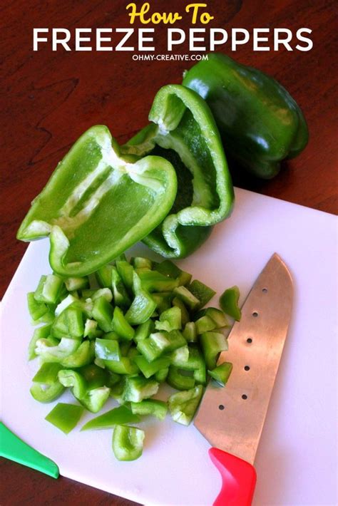 Easy Tips On How To Freeze Peppers | Stuffed peppers, Freezing peppers, Green pepper recipes