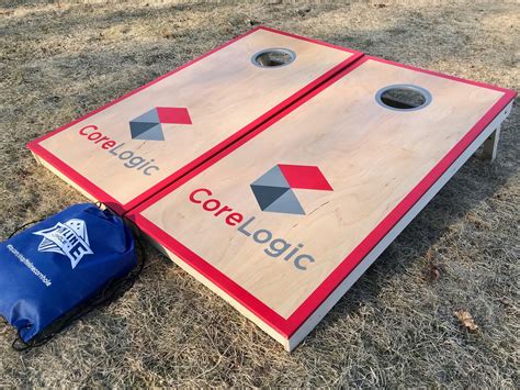 Busines Logo Cornhole Boards custom logo cornhole boards | Etsy