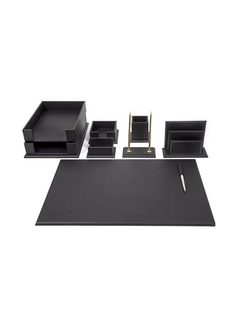 Desktop Set Black - Set Of 9 – Stationery Online KW