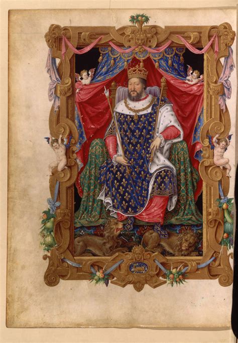 Portrait of Francis I, King of France, in his Coronation Robes, ca 1545 ...