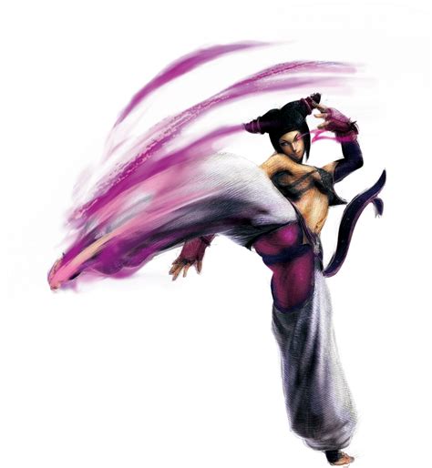 Transparent Juri artwork from Super Street Fighter 4