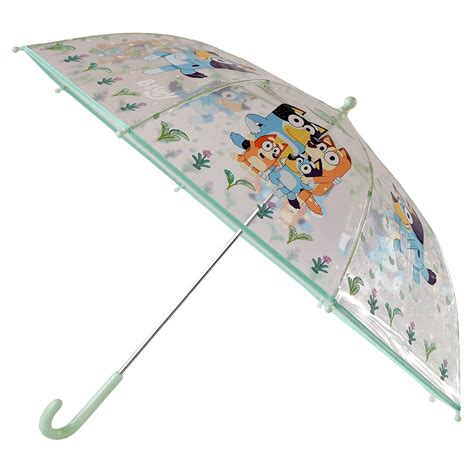 Bluey Children 48 Cm Transparent Manual Umbrella Clear | Kidinn