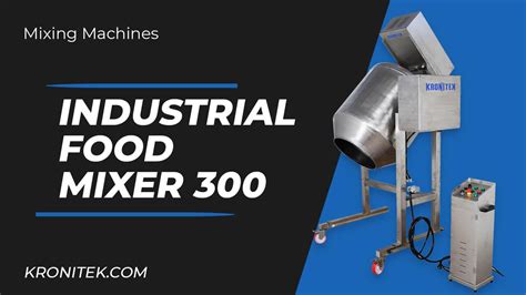 Commercial Food Drum Mixer - 300 L 🌪️ Industrial Electric Mixer for ...