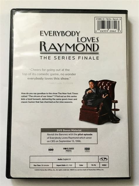 Everybody Loves Raymond-The Series Finale DVD 2005 - DVDs & Blu-ray Discs