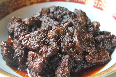 Rendang Daging Perak Hidangan Di Nur Qaseh - Azie Kitchen