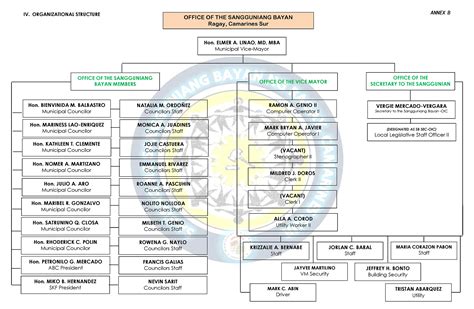 Sangguniang Kabataan Organizational Chart