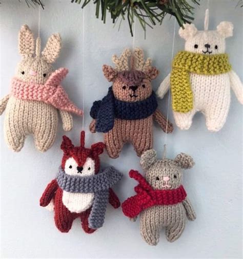 Woodland Critter Christmas Ornaments made to Order - Etsy