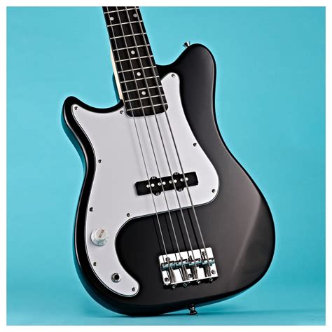 VISIONSTRING Left Handed Bass Guitar Pack, Black at Gear4music