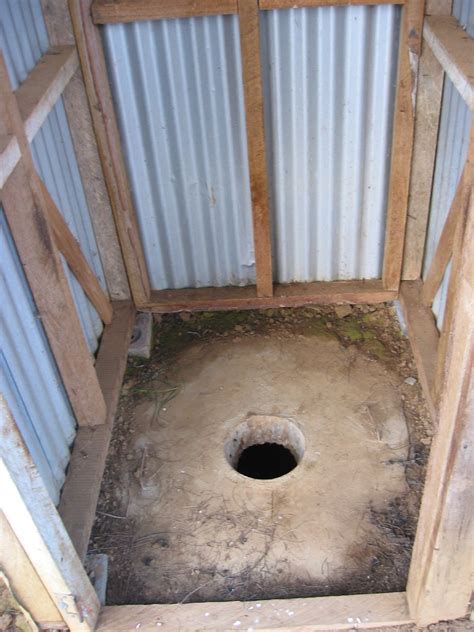 Deluxe Outhouse | This pit toilet has a concrete floor and m… | Flickr