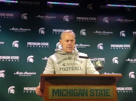 Mark Dantonio After the Michigan State Spartans Stunning Loss To ...