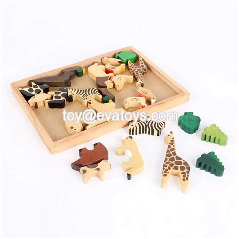 Hot Selling Creative Wooden Zoo Animals Toy For Kids W12f030 - Buy Animals Toy,Zoo Animals Toy ...