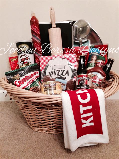 Pizza Night Basket by #jocelynbereshdesigns. Luxury gift baskets ...