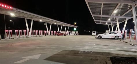 Tesla opens world’s largest Supercharger station