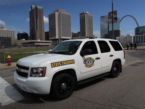 Missouri State Highway Patrol Chevy Tahoe Police Car in Downtown St ...