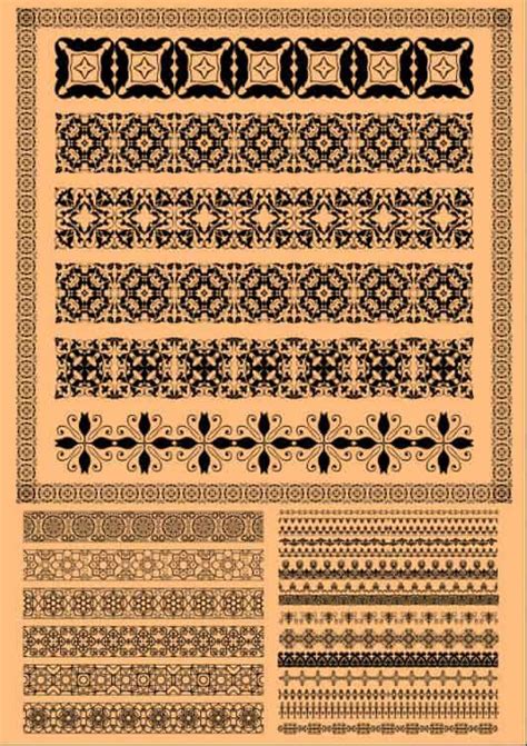 Free lace pattern vector Borders cdr file - Free Vector | Vector border, Lace pattern, Vector free