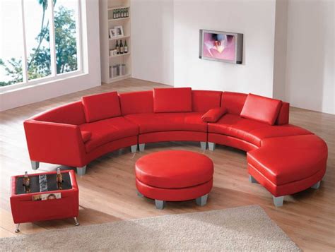 Red Sofas for Modern Living Room | Red furniture living room, Red sectional sofa, Red leather ...