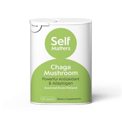 Self Matters Chaga Mushroom - Powerful Antioxidant & Adaptogen: Uses ...