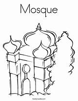 Mosque Coloring Pages At GetColoringscom  Free Printable Colorings sketch template