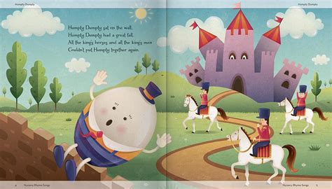 Humpty Dumpty Sat on a Wall and Other Nursery Rhyme Songs - Picture Story Books - Books ...