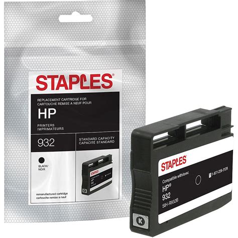 Staples Remanufactured Ink Cartridge Replacement for HP 932 (Black) 2764692 - Walmart.com ...